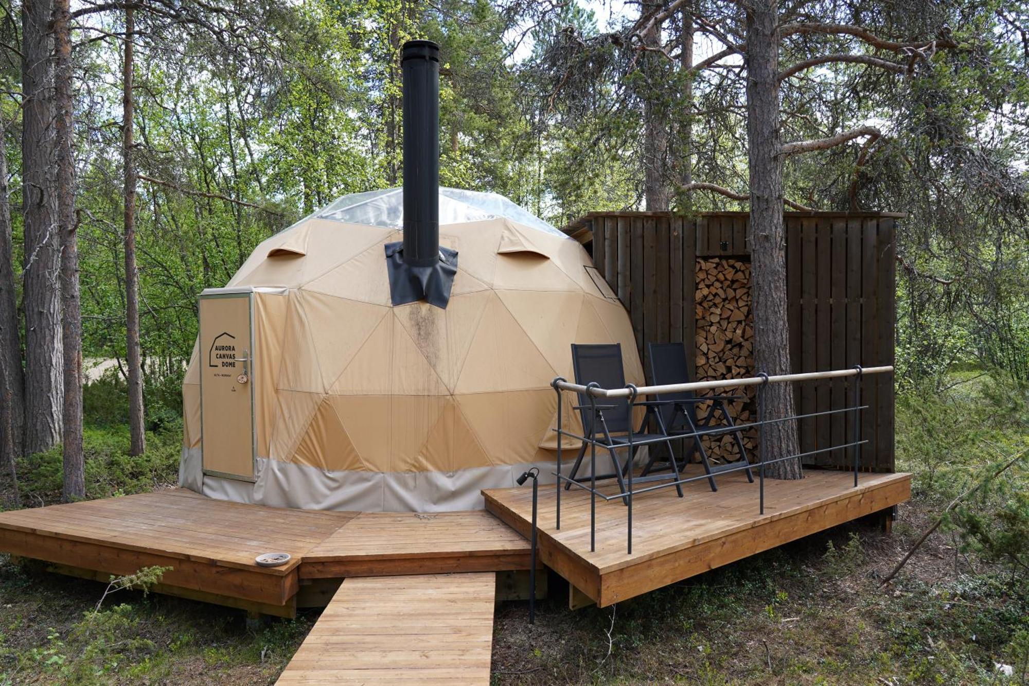 Glod Aurora Canvas Dome Alta Luaran gambar