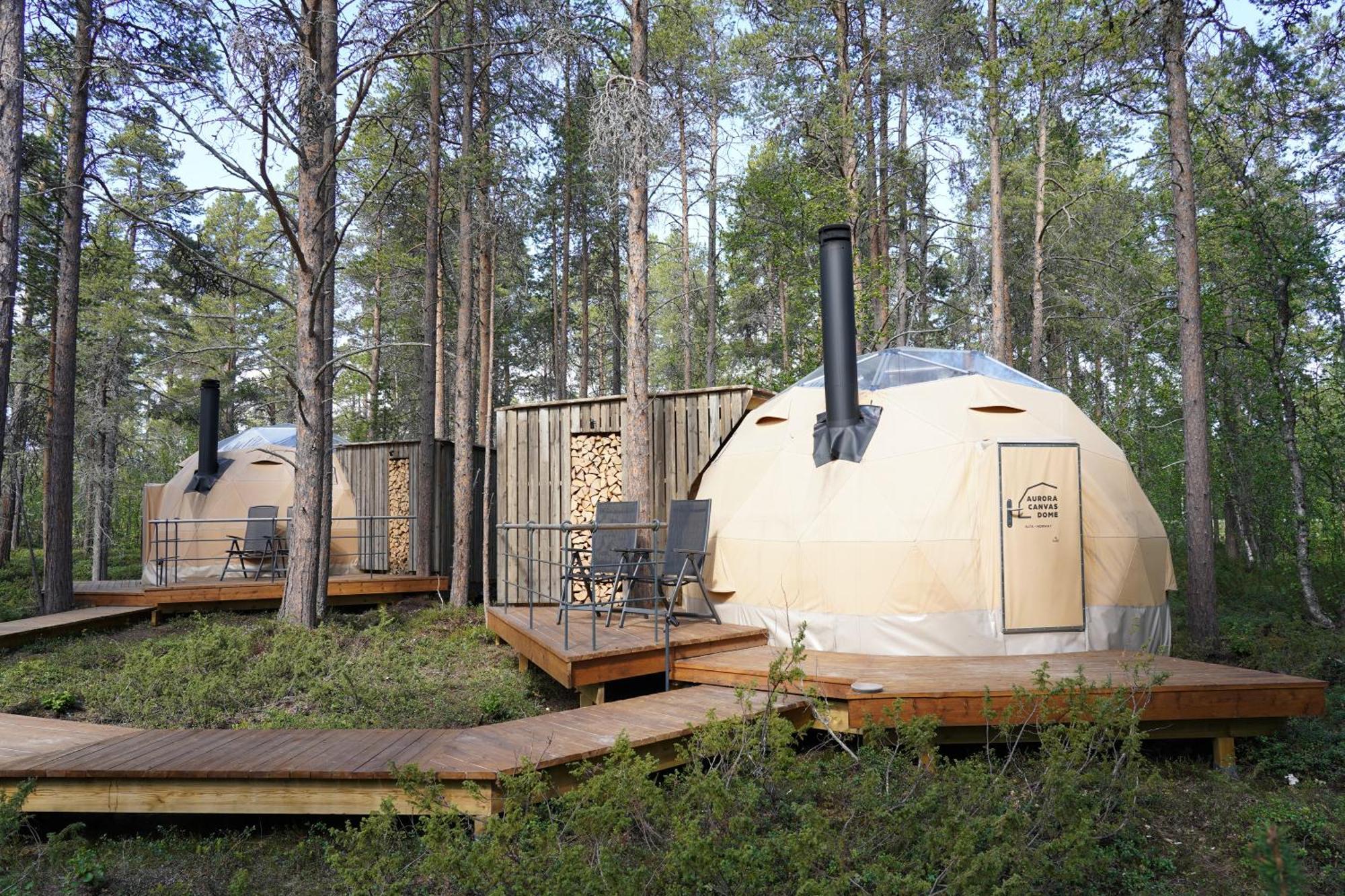 Glod Aurora Canvas Dome Alta Luaran gambar